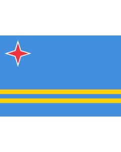 Aruba flag sticker 