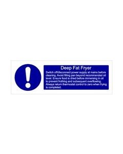 Deep Fat Fryer Vinyl Sticker