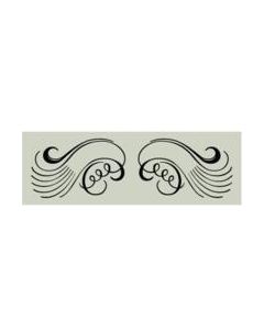 Window Etch Adhesive Vinyl Design Self Adhesive Sticker  16