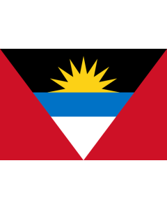 Antigua flag stickers 