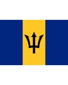 Barbados flag sticker