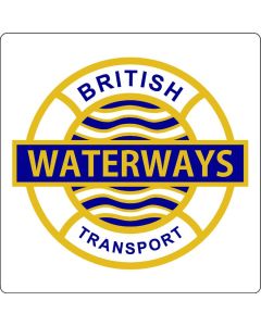 British Waterways Canals Roundel Decal as used on Working Boats