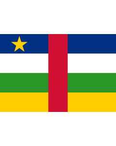 Central African Republic flag sticker 