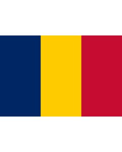 Chad flag sticker 