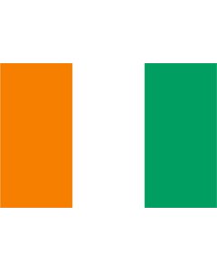 Ivory Coast Flag Sticker
