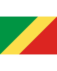 Congo flag sticker 