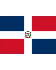 Dominican Republic Flag Sticker