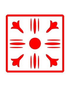 Canal Boat Door Panel Sticker 5