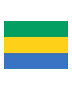 Gabon Flag Sticker