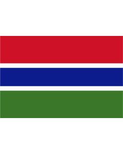 Gambia Flag Sticker