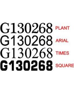 Great Ouse Boat Number Stickers