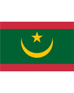 Mauritania Flag Sticker
