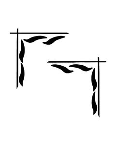 Panel Insert Design Self Adhesive Sticker 3 (Pair)
