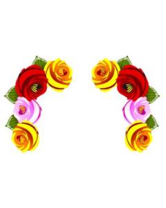 Traditional Style Canal Rose Sticker  Design 24