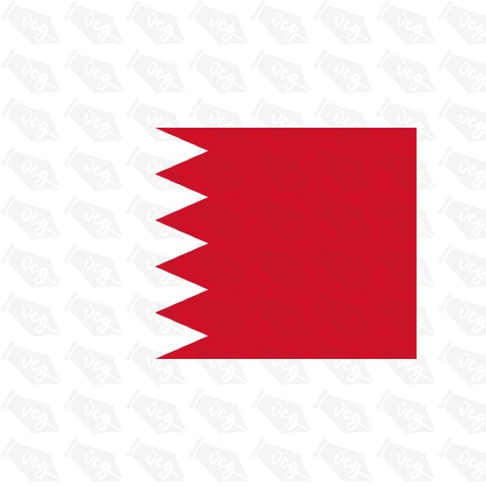 Bahrain flag sticker 