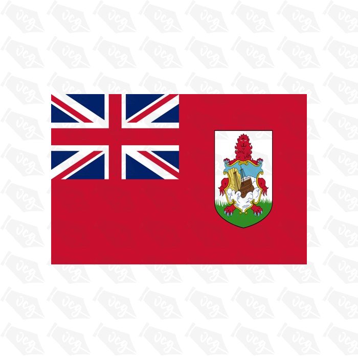 Bermuda flag sticker 