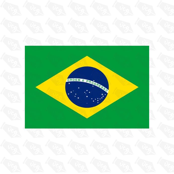 Brazil flag sticker 