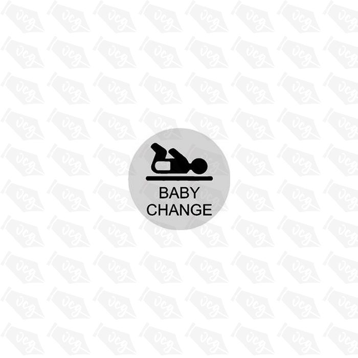 Baby Changing Door  Sign - Pack of 5
