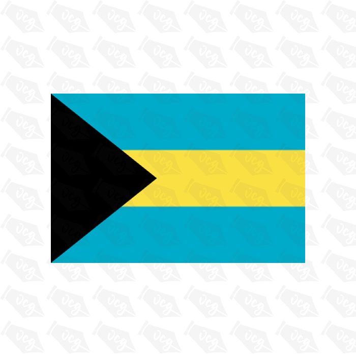 Bahamas flag sticker 