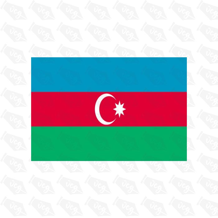 Azerbaijan Flag sticker 