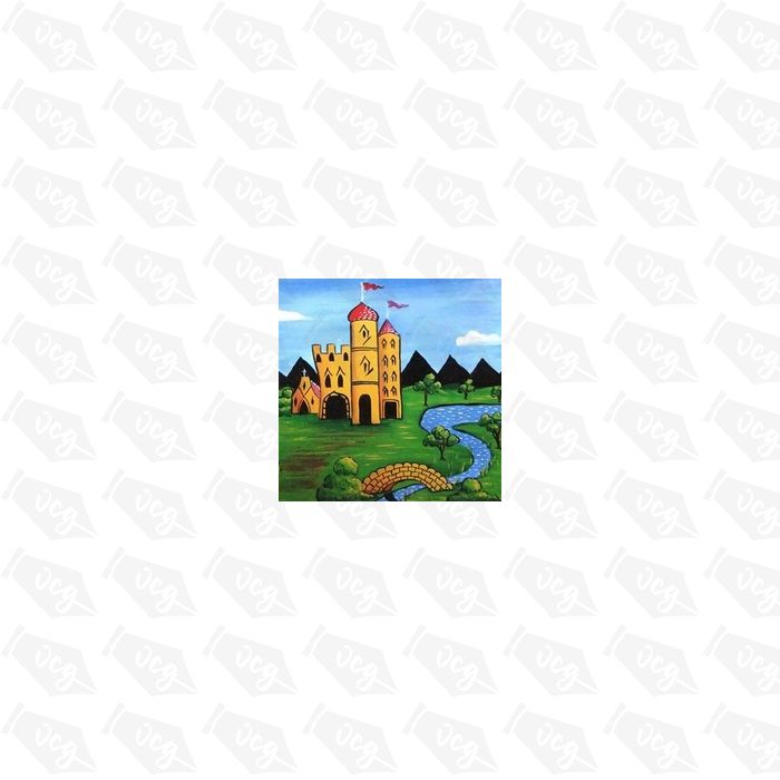 Traditional Canal Boat Castle  Scene 2