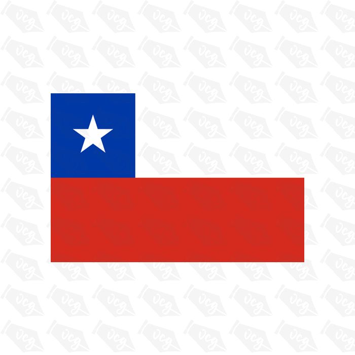 Chile flag sticker 