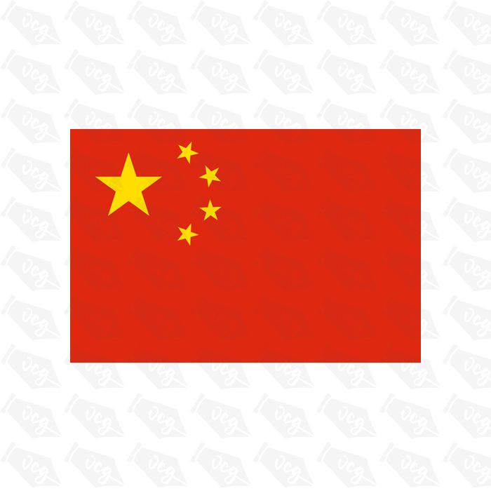China flag sticker
