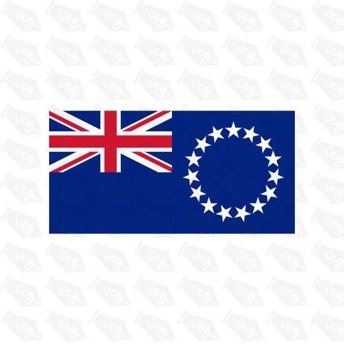 Cook Island Flag Sticker