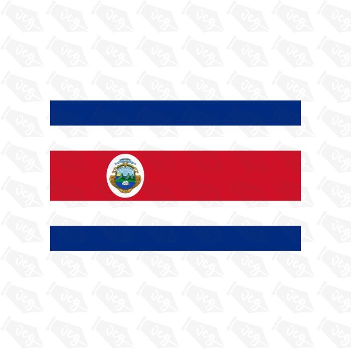 Costa Rica Flag Sticker