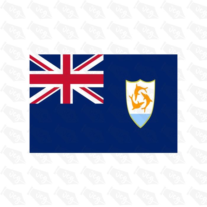 Anguilla flag sticker