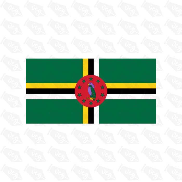 Dominicana Flag Sticker