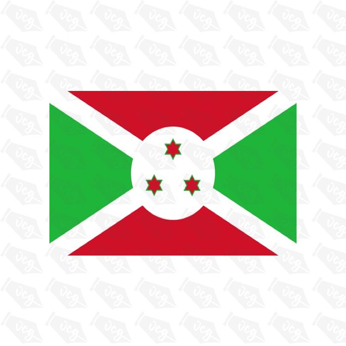 Burundi flag sticker