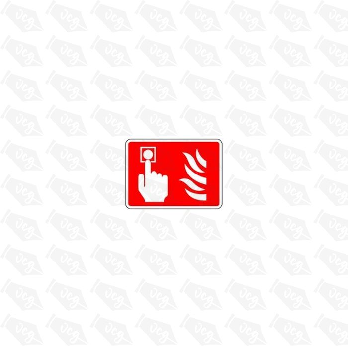 Fire Alarm Safety Sticker