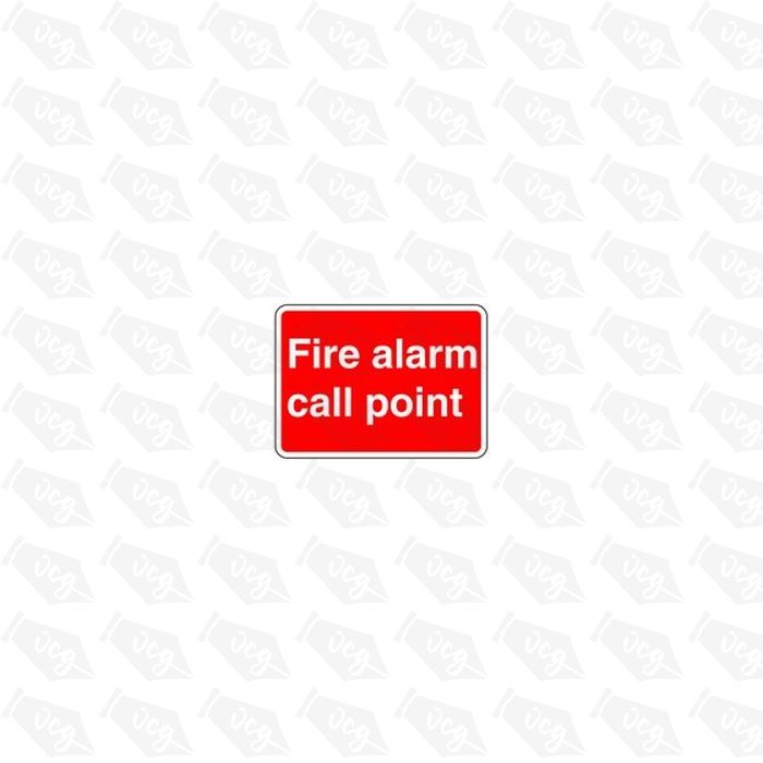 Fire alarm call point 3 Safety Sticker