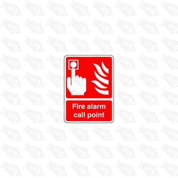 Fire Alarm Call Point 2 Safety Sticker