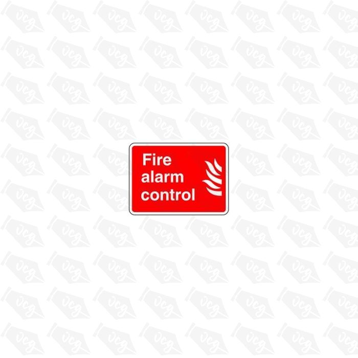 Fire Alarm Control Safety Sticker