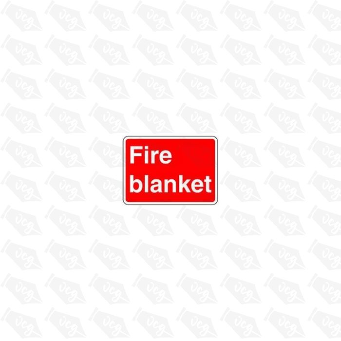 Fire and Blank Safety Sticker