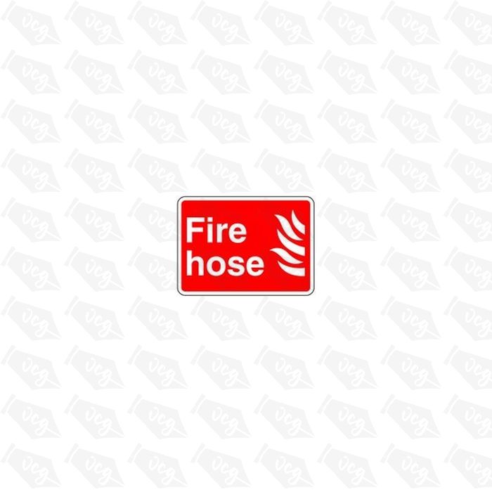 Fire Hose 4 Safety Sticker