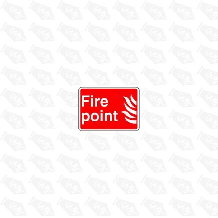 Fire Point 1 Safety Sticker