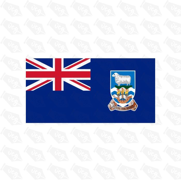 Falkland Island Flag Sticker