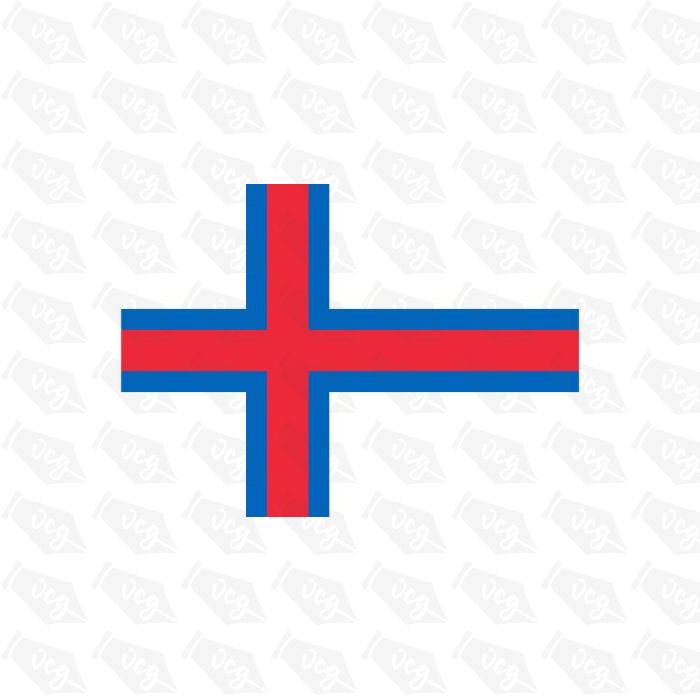 Faroe Islands Flag Sticker