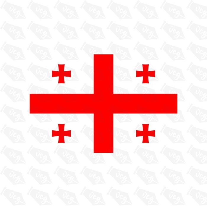 Georgia Flag Sticker