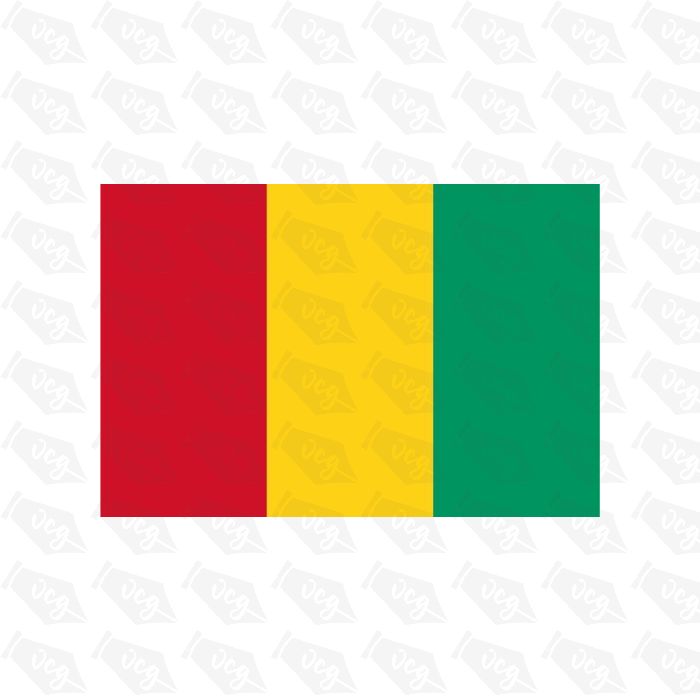 Guniea Flag Sticker