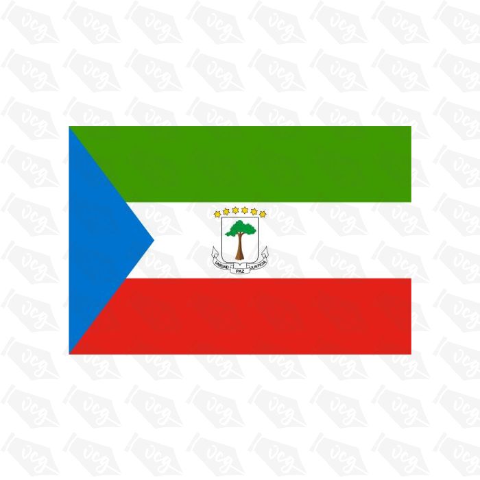 Equatorial Guinea Flag Sticker