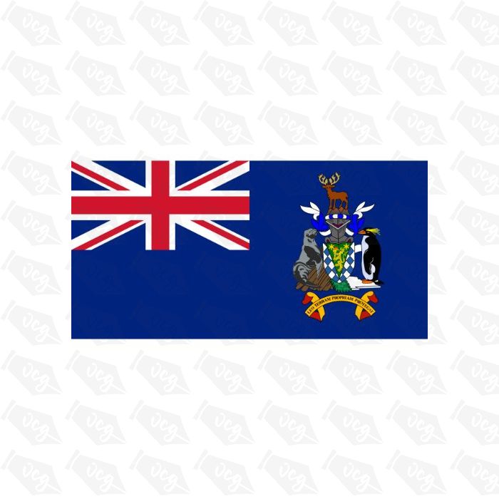 South Georgia Flag Sticker
