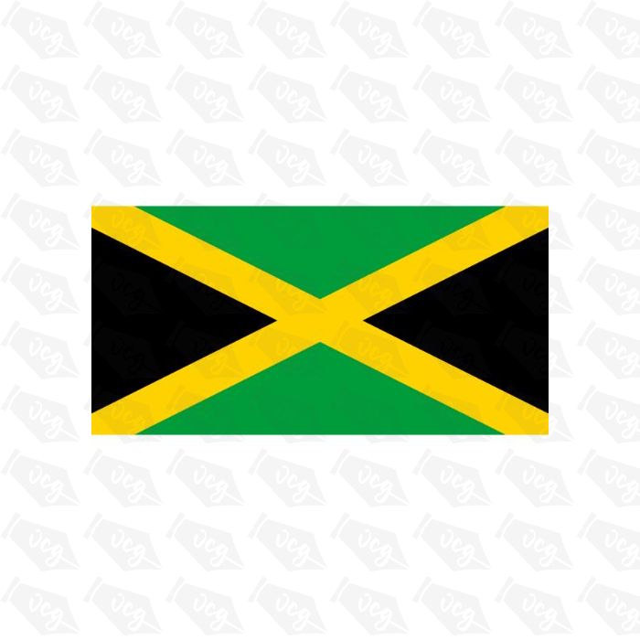 Jamaica Flag Sticker