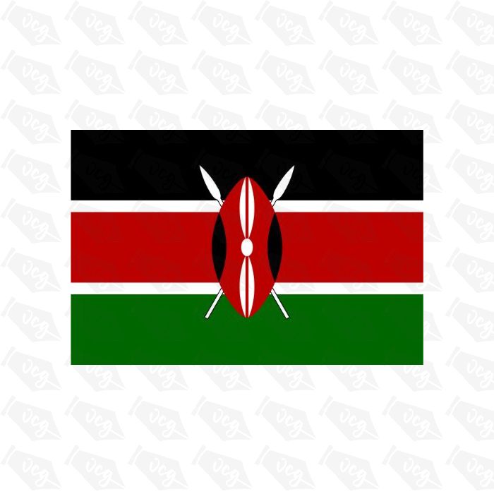 Kenya Flag Sticker