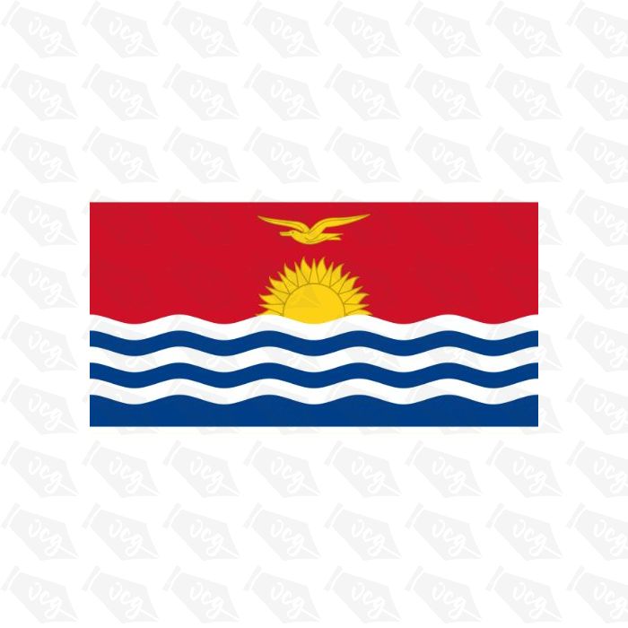 Kiribati Flag Sticker