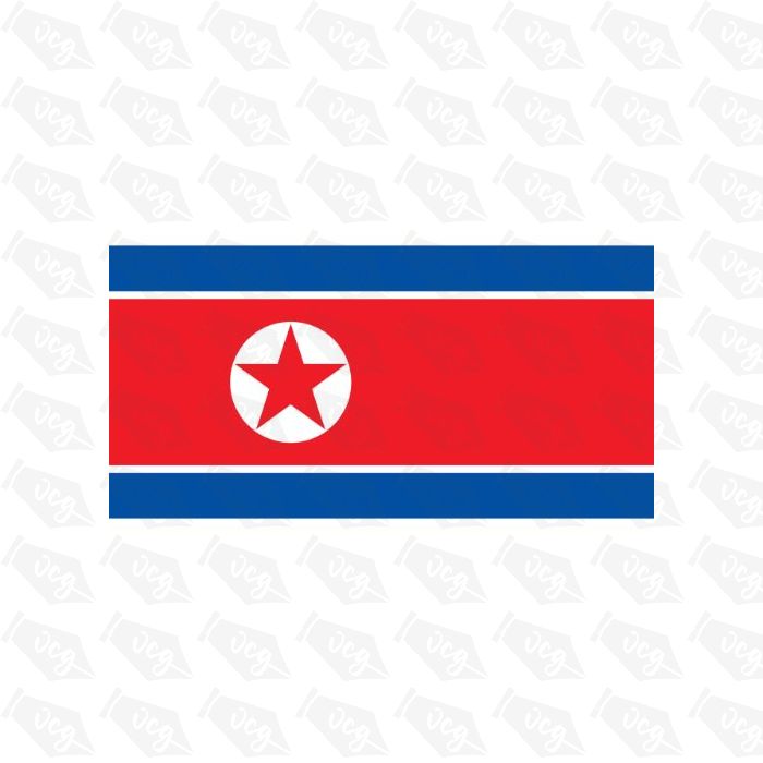 North Korea Flag Sticker