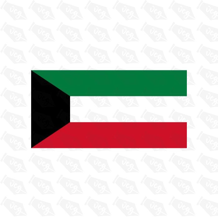 Kuwait Flag Sticker